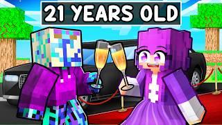 Turning 21 YEARS OLD For a Day in Minecraft!