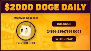 FREE Dogecoin Mining Websites - Earn $1,989.97 Every Day No Investment