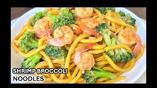 How to make SHRIMP BROCCOLI NOODLES | Easy Restaurant Recipe