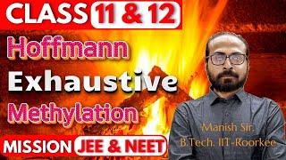 Hofmann Exhaustive Methylation | Chemistry Class-11 and 12 |  PYQ, JEE MAINS, NEET --2025