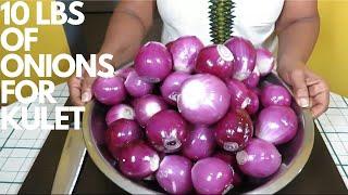 Let's make Kulet | how to make onion paste the Ethiopian way