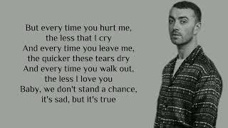 Sam Smith - Too Good at Goodbyes (lyrics)