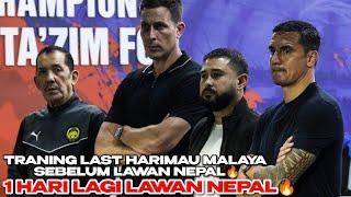 TMJ Tengok Hector Hevel di Training TERBARU Harimau Malaya lawan Nepal 2025