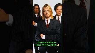 Nirvana Then vs Now (2025) #nirvana #kurtcobainforever #davegrohl #kristnovoselic #shorts