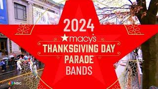 Marching Bands in the 98th Macy's Thanksgiving Day Parade 2024