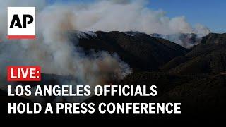 LIVE: Los Angeles officials hold a press conference