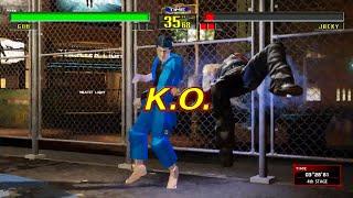 495: Virtua Fighter 5 Ultimate Showdown PS4 \\ Overwhelm the AI by spamming simple attacks (Arcade)