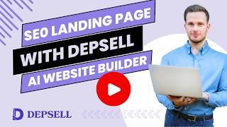 Create SEO Agency Landing Page with Depsell AI Website Builder | Step-by-Step Guide