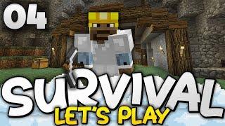 THE UNDERGROUND LAIR!!! - Survival Let's Play Ep. 04 - Minecraft Bedrock (PE W10 XB1)