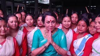 Madhurima Choudhury at Bihu Rehashol Venue, Tingkhong