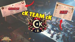 Rise Of Kingdoms - cK TEAM cK - Rally Garrison - PART 1