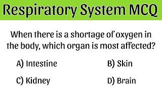 Respiratory System MCQ | respiration mcq | respiratory system