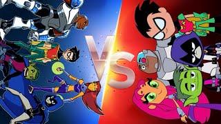 Teen Titans vs Teen Titans GO!