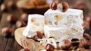 Арабский десерт к чаю, сладко-нежная нуга. Arabic dessert for tea, sweet and tender nougat.