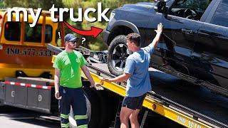 Towing My Car Because I Don't Want To Drive Prank!!