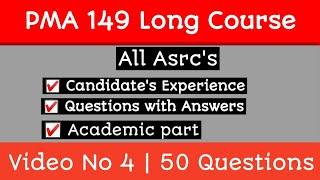 pma 149 academic questions | pma 149 candidates experience | academic questions of pma #pma