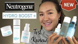 NEW Neutrogena Hydro Boost+ Drugstore Skincare Line Testing & Review