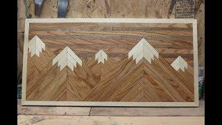 Wooden mountain picture