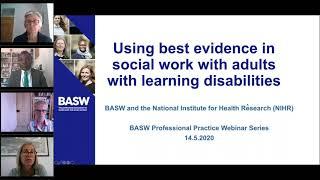 Using Best Evidence in Social Work with Adults with Learning Disability Webinar