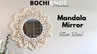 How to Accessorize a Macrame Mandala Mirror With Beads | Step-by-Step DIY Macrame Tutorial