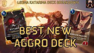 The Katarina Leona Aggro Deck That Is Destroying Ladder With 58%+ Winrate! | Legends of Runeterra