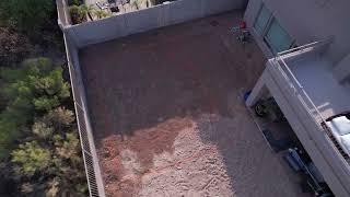 North Scottsdale custom pool and spa build - 9816 drone footage