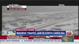 Weather jams roads in Raleigh