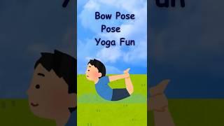 Funny Yoga for Kids | Bow Pose  | Yoga Shorts | Koko Joyland #youtubeshorts #funny #animation