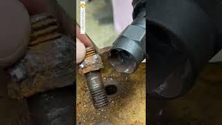 Remove the broken nut