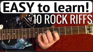 10 Must Learn Rock Riffs Guitar Lesson