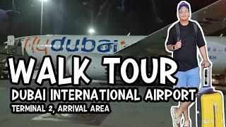  WALKING TOUR | DUBAI INTERNATIONAL AIRPORT | Terminal 2, Arrival Area | DREWmazing