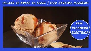  Helado de dulce de leche con heladera Lidl | Caramel milk ice cream | Helado de cajeta o manjar 