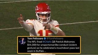 Patrick Mahomes Fined $14K for Controversial Celebration After Chiefs’ First Loss #nfl