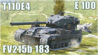 T110E4, FV215b 183 & E 100 ● WoT Blitz