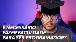 Programador PRECISA de faculdade para entrar no MERCADO?