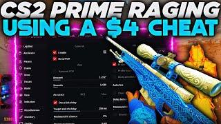 RAGE CHEATING using a $4 LEGIT CHEAT In CS2 (Memesense CS2 Experience)