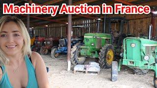 MACHINERY AUCTION IN RURAL FRANCE