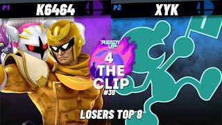 4TC39 - K6464 (Captain Falcon, Meta Knight) Vs. XYK (Mr. Game & Watch) - Losers Top 8