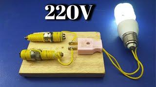 220V Free Energy Generator Using Magnet 100%