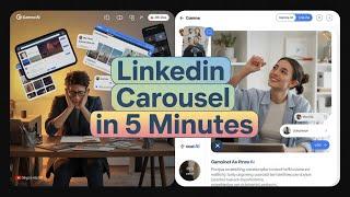 How to Make a LinkedIn Carousel in 5 Minutes with AI | Gamma Tutorial