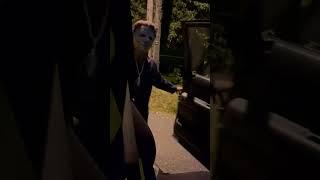 Michael Myers getting in the car