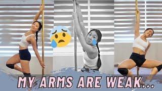 15 Pole Dance Moves for Beginners with 'Weak' Arms (Part 1)