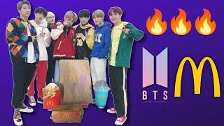 BTS MCDONALDS MEAL REVIEW! | Cajun & Sweet Chili Sauce