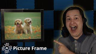 Your EMOTION Changes this Picture! // Building an AI Picture Frame with AWS Rekognition, QLab, Node