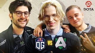 N0tail reacts to OG vs Alliance with Topson & Ceb 