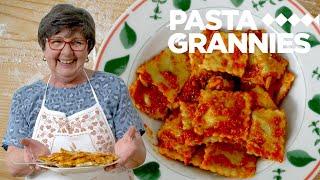 Angela makes ravioli from Genova! | Pasta Grannies