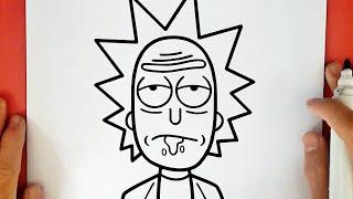 HOW TO DRAW RICK FROM RICK AND MORTY