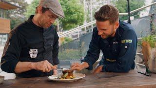 Masterclass mit Aaron Waltl & Philipp Wimmer: Saftige Schokoküchlein mit flambierter Ananas