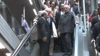 PM Modi visits Berlin Hauptbahnhof