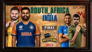 LIVE I #SAvsIND Match 55 | FINAL | 2024 T20 World Cup | Watchalong | Cricket.com